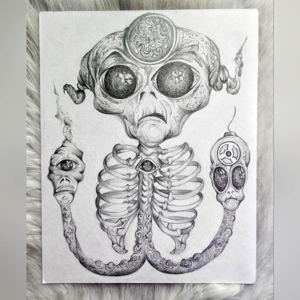 Handcrafted Graphite Drawing
